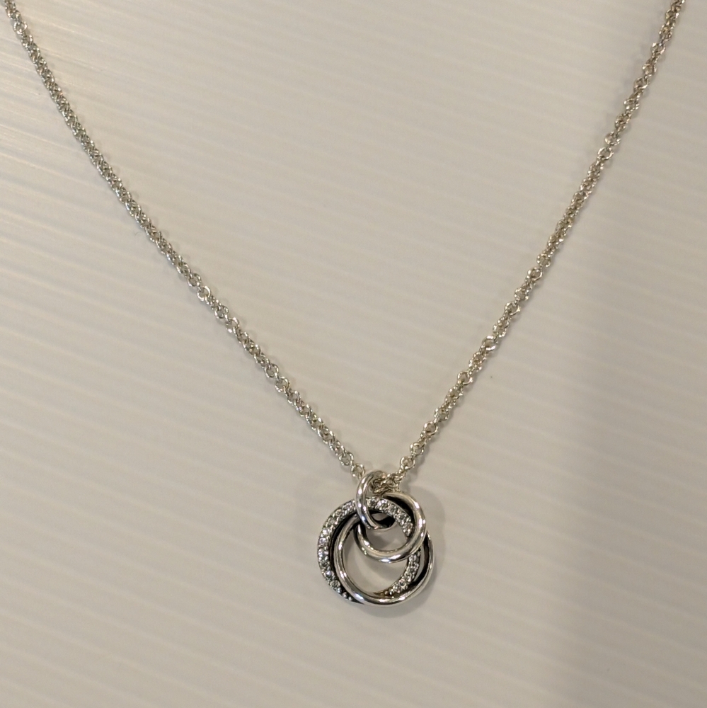Pandora Family Always Encircled Pendant Necklace Sterling silver